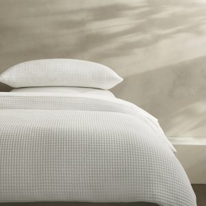 Cotton Waffle-Weave Duvet Cover