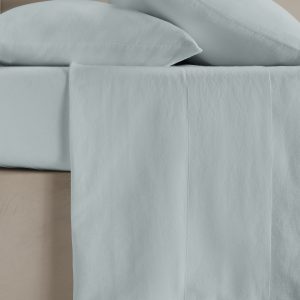 Washed Linen-Cotton Flat Sheet