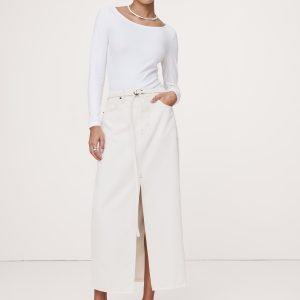 Refined Scoop-Neck Bodysuit