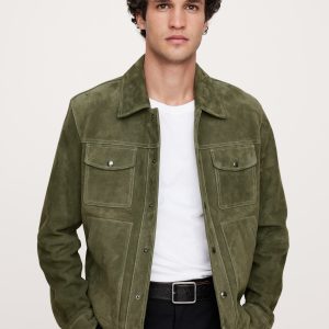 Suede Trucker Jacket