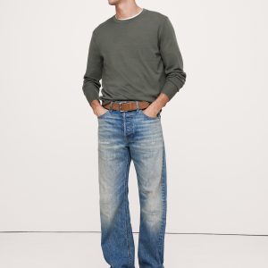Italian Merino Crew-Neck Sweater