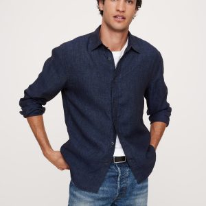 Standard-Fit Linen Shirt