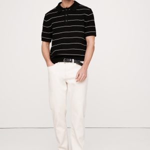 Cotton-Blend Sweater Polo