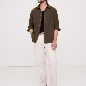 Standard-Fit Linen Shirt