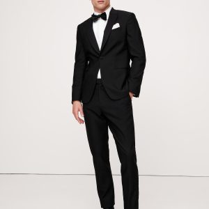 Slim Pleated Tuxedo Shirt