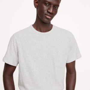 Boxy Linen-Cotton T-Shirt