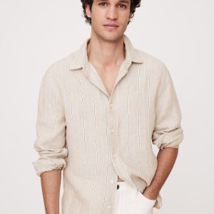 Standard-Fit Linen Shirt