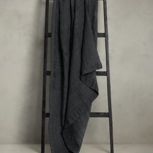 Linen Jacquard Throw