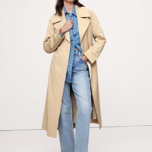 Drapey Trench Coat