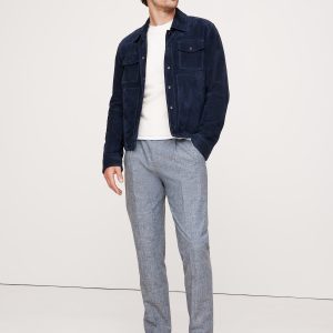 Cotton-Linen Suit Pant