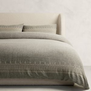 Heirloom Embroidered Linen Duvet Cover