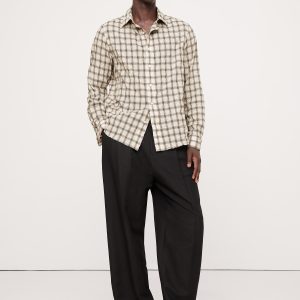 Standard-Fit Lightweight Textured Shirt