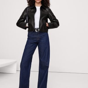 Minimalist Leather Jacket