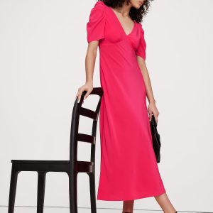 Matte Silk Maxi Dress