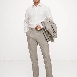 Italian Wool Ventile Suit Pant