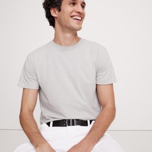 Lightweight Cotton Crew-Neck T-Shirt