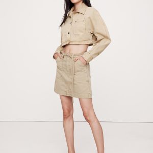 Ultra-Cropped Cotton Jacket