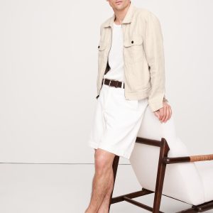 Linen-Cotton Mechanic's Jacket