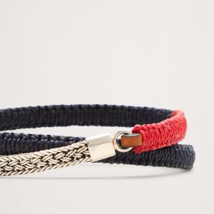 Artisan Leather Macrame Bracelet by Caputo & Co