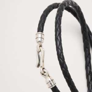 Euro Braided Leather Double Wrap by Caputo & Co