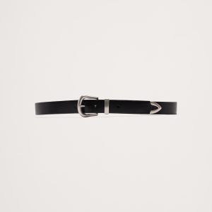 Embossed Leather Western Belt
