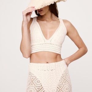 Cotton Crochet Bralette