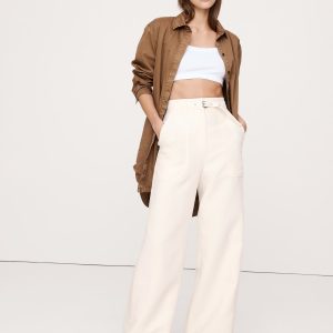 High-Rise Wide-Leg Studio Pant