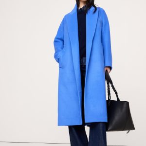 Italian Wool-Cashmere Wrap Coat