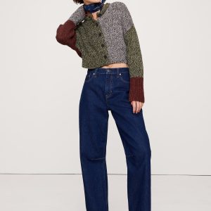 Cotton Cropped Cardigan