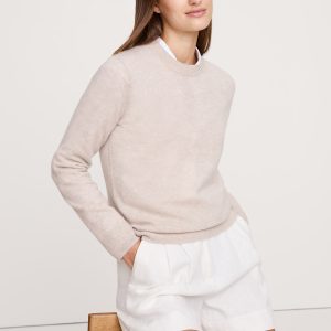 Lightweight Cashmere Crew-Neck Sweater