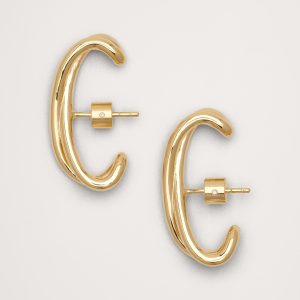 Knotted Ear Cuff With Post Backs