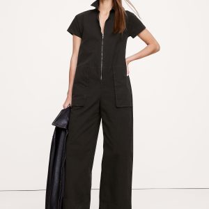 Canvas Utility Jumpsuit