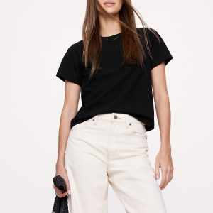 Vintage Cotton Crew-Neck T-Shirt