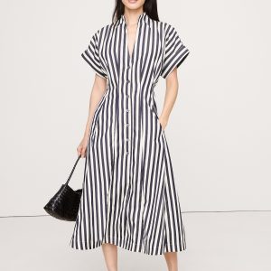 Cotton Poplin Shirt Dress