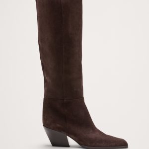 Italian Leather Knee-High Boot