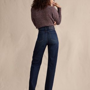 High-Rise 90S Straight Jean