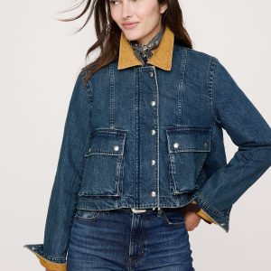 Denim Trapeze Jacket