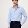 Slim-Fit Cotton-Cashmere Dress Shirt