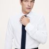 Slim-Fit Cotton-Cashmere Dress Shirt