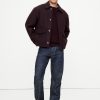 Double-Faced Wool-Blend Utility Jacket