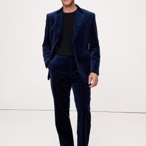 Straight Velvet Pant