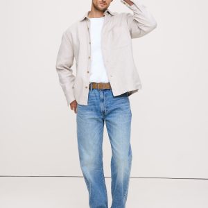 Relaxed-Fit Flannel Overshirt